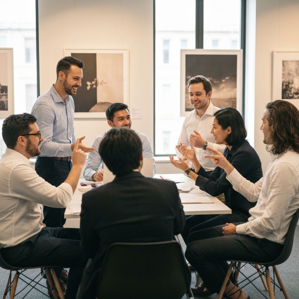 Team meeting discussion